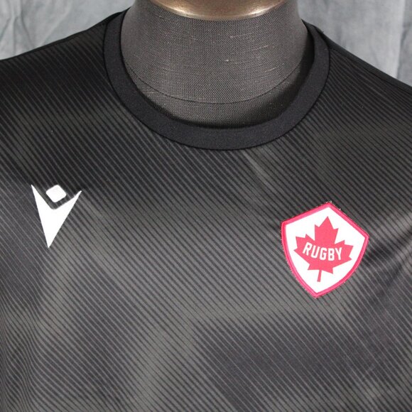 Team Canada Rugby Jersey - Training Jersey by Macron - Men's 2XL - Picture 2 of 8